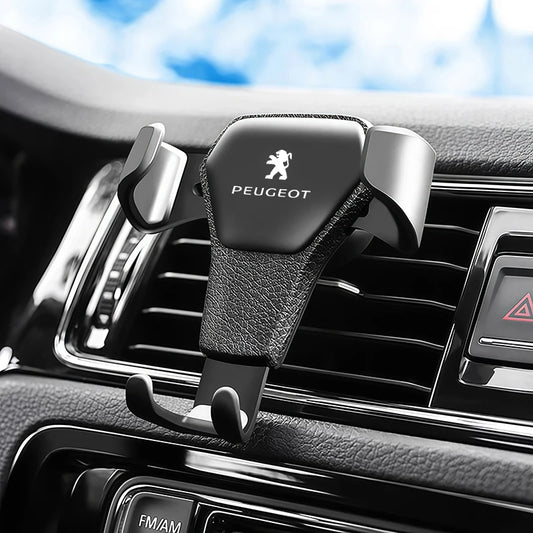 Gravity Phone Holder for Peugeot, Secure Air Vent Mount