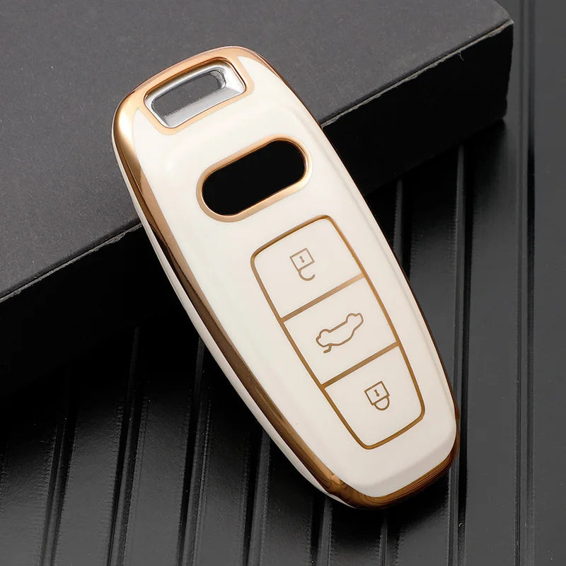 Audi TPU Key Fob Cover Case for Q8 RSQ8 A6 A7 RS6 RS7 S6