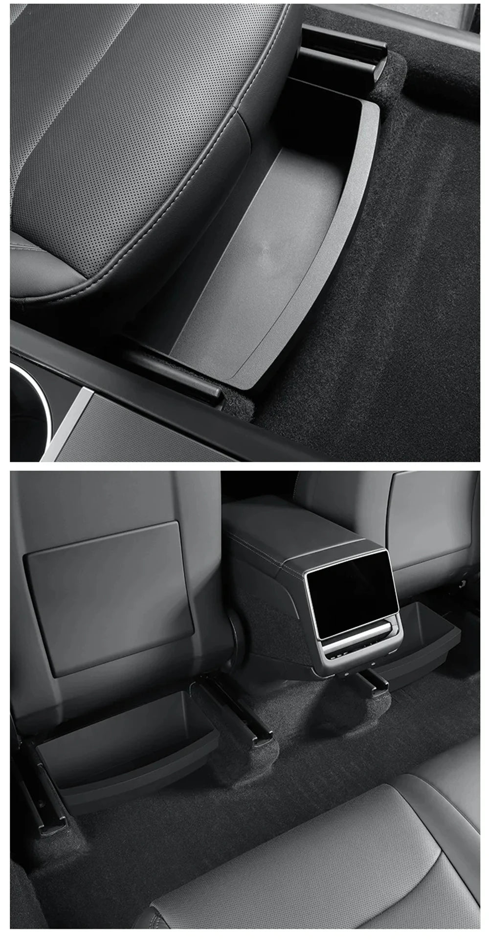 Tesla Model Y Juniper 2025 Under Seat Storage Organizer Box