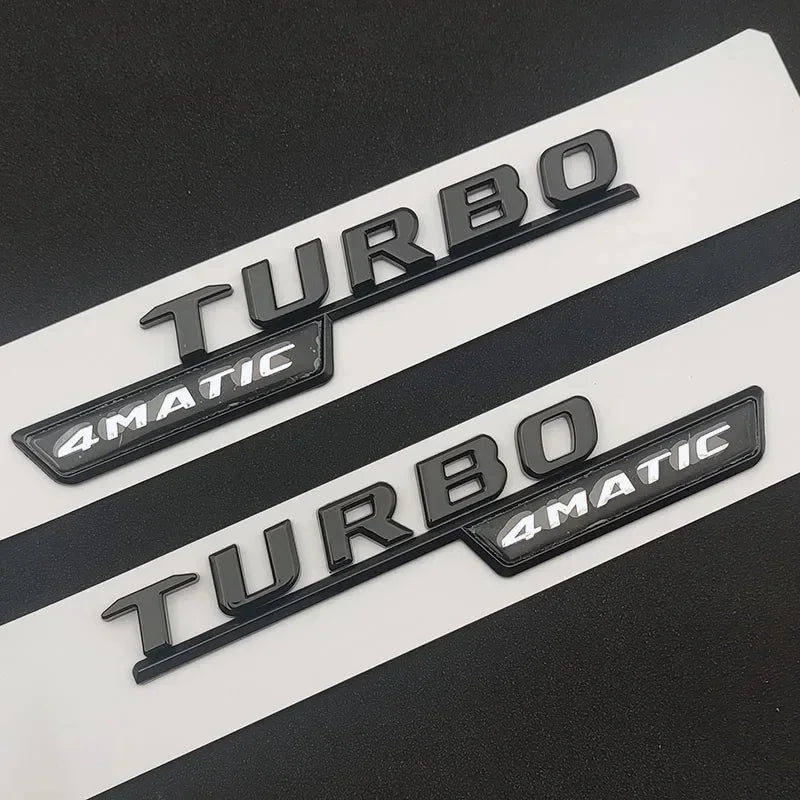 ABS Chrome Trunk Emblem for Mercedes A35 A45 AMG W177/W176