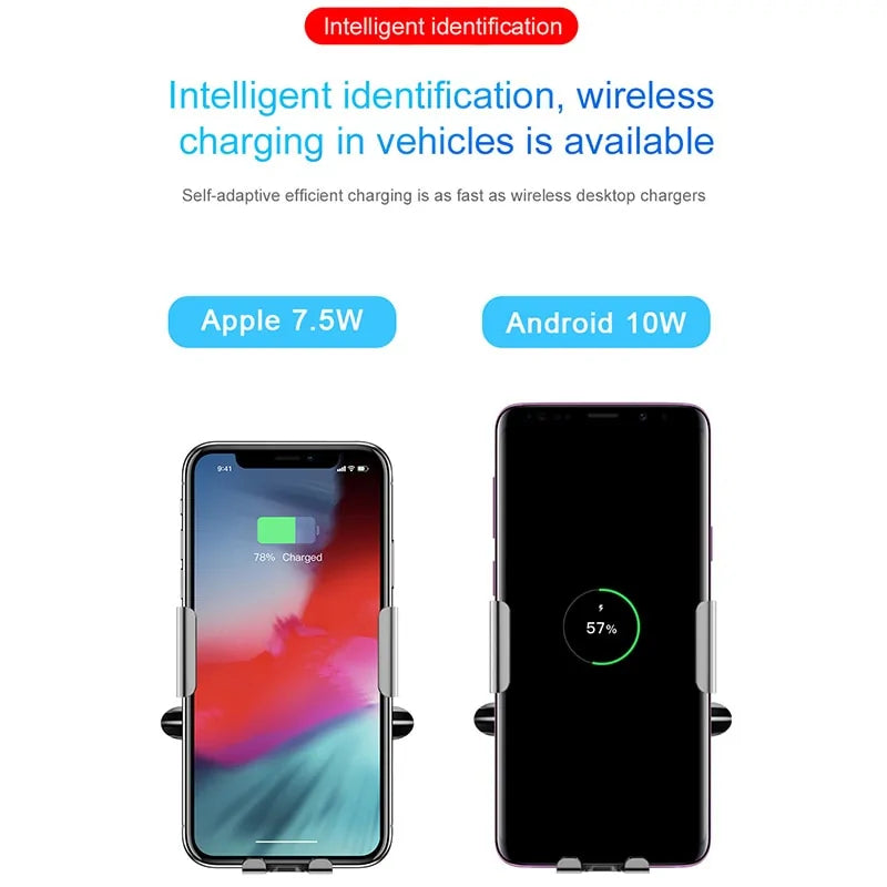Support de téléphone sans fil pour voiture