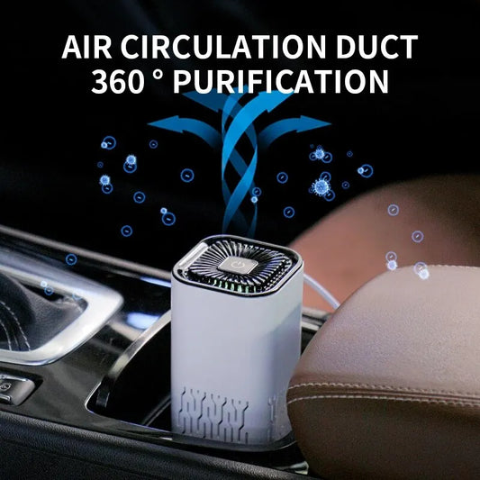 Purificador de aire portátil de iones negativos inteligente con USB