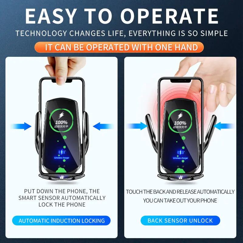 Support de chargeur de téléphone magnétique sans fil