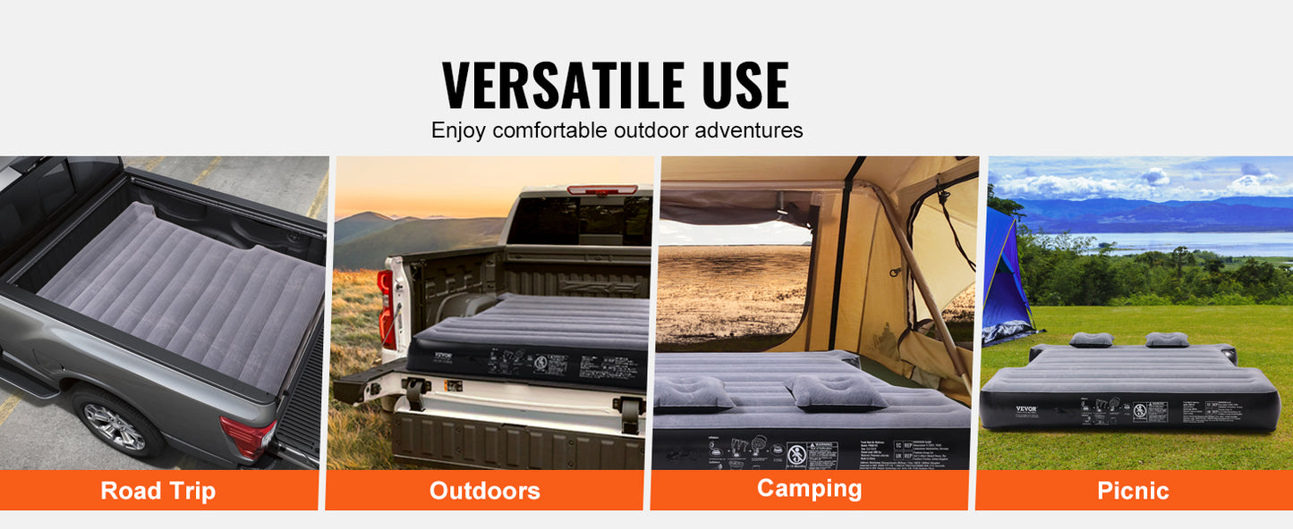 Matelas pneumatique pour camion VEVOR de 1,6 à 1,75 m pour camping-car