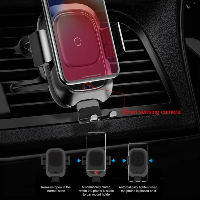 Support de téléphone sans fil pour voiture