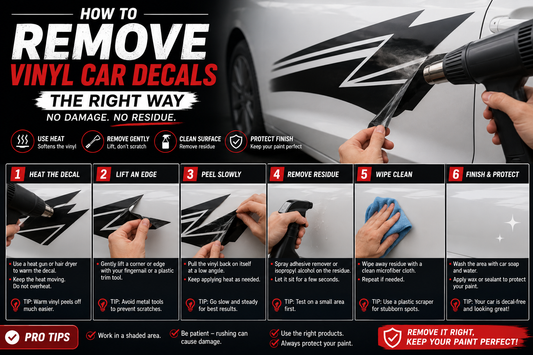How to Safely Remove Old Car Decals & Sticker Residue (Without Scratching Your Paint!)