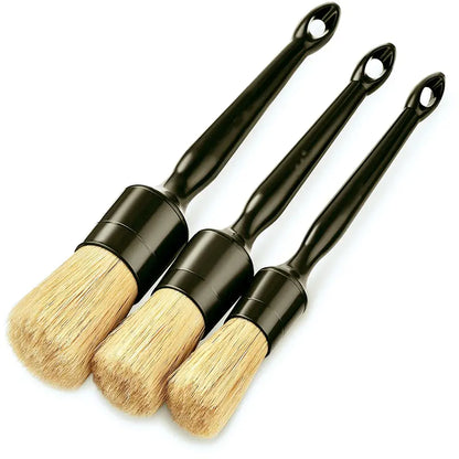 Brosses à poils de sanglier pour détails extérieurs et intérieurs