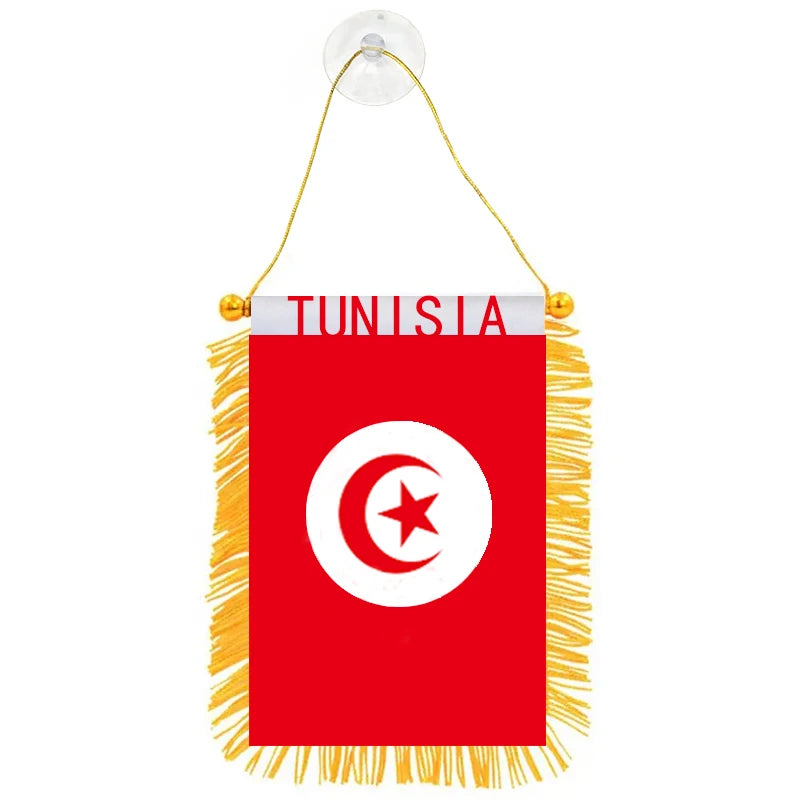 Tunisia Car Window Flag Bunting – Pro-Grade