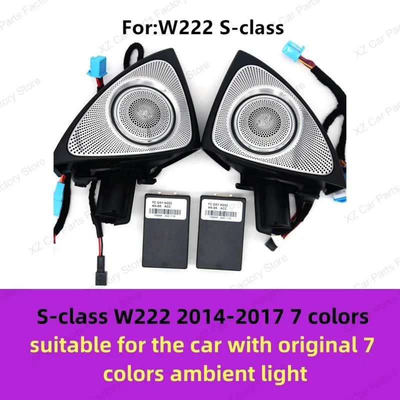 Mercedes C/E/S W205 W213 RGB 64-Color LED Rotating Tweeter W222 7 colors – Car Accessories | MotorWorld Marketplace