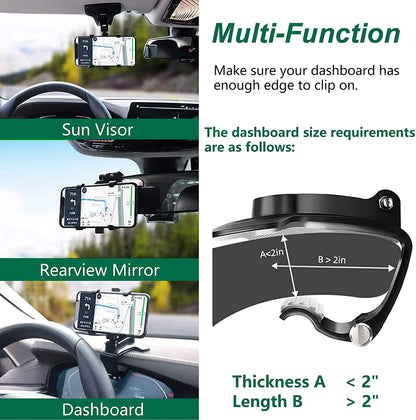 Support de téléphone pour tableau de bord de voiture