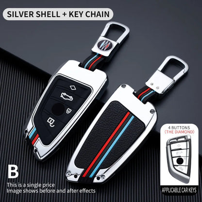 BMW Key Case Cover for X1 X3 X4 X5 X6 G30 F30 G11 F48 320i Silver Color Set-1 China Mainland – Car Accessories | MotorWorld Marketplace