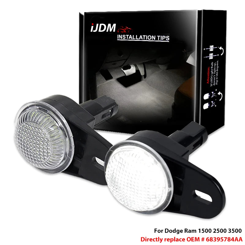 Éclairage intérieur à LED pour Jeep et Ram - Lot de 2