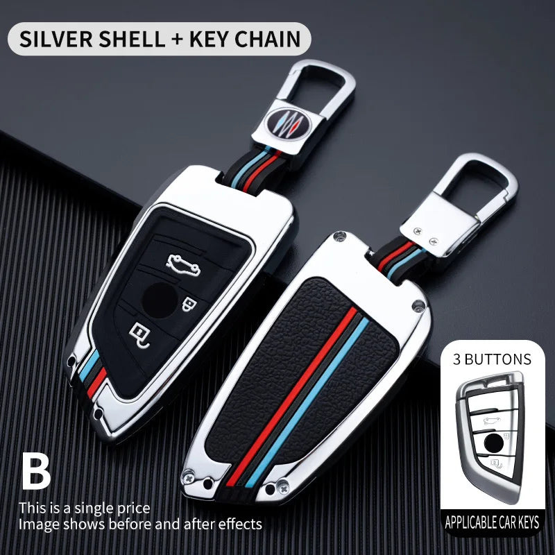 BMW Key Case Cover for X1 X3 X4 X5 X6 G30 F30 G11 F48 320i Silver Color Set-3 China Mainland – Car Accessories | MotorWorld Marketplace