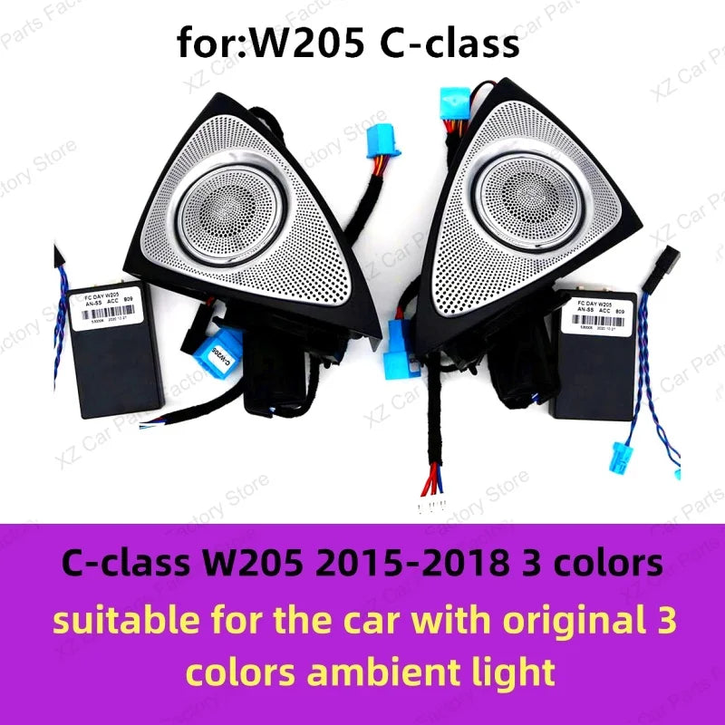 Mercedes C/E/S W205 W213 RGB 64-Color LED Rotating Tweeter W205 3 colors – Car Accessories | MotorWorld Marketplace