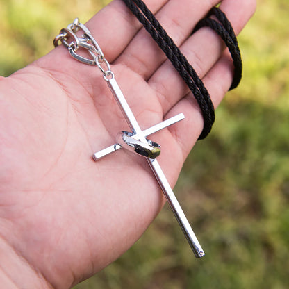 Jesus Crucifix Cross Car Pendant Rearview Charm Decor