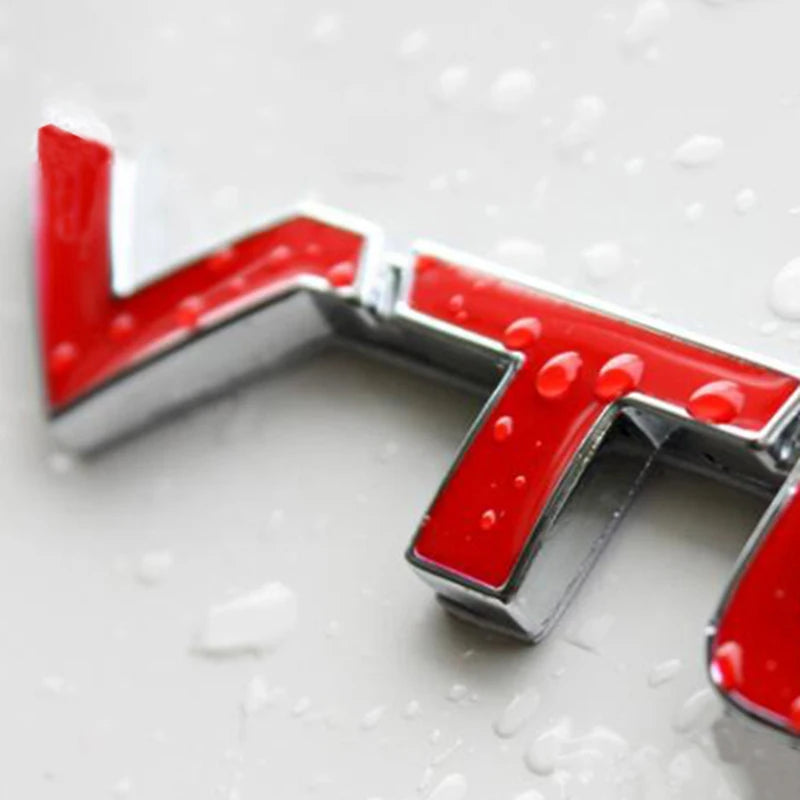 3D Red VTEC Metal Emblem Badge for Honda