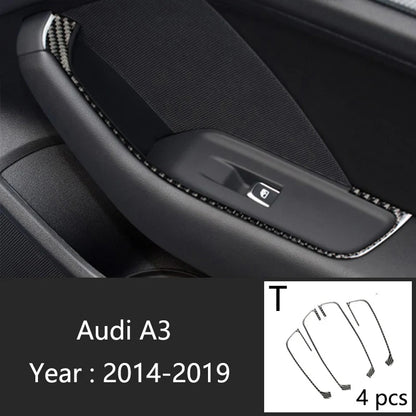 Carbon Fiber Trim Kit for Audi A3 8V S3 Interior Upgrade T Type – Car Accessories | MotorWorld Marketplace