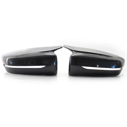 Garniture de rétroviseur latéral en fibre de carbone pour BMW Série 3/5/6/7/8 G11 G12 G14 G15 G20 G21 G30 G31 G32 (2019-2020)