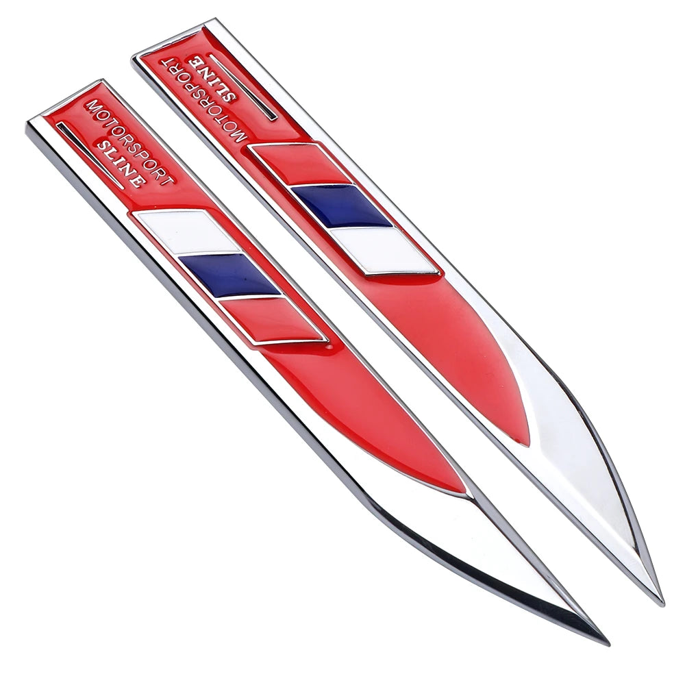 2x 3D Metal Germany Flag Fender Badge for BMW Audi Mercedes-Benz Russia Red – Car Accessories | MotorWorld Marketplace