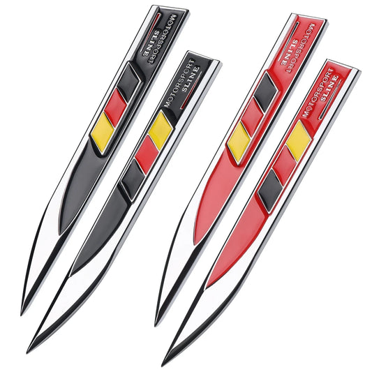 2x 3D Metal Germany Flag Fender Badge for BMW Audi Mercedes-Benz – Car Accessories | MotorWorld Marketplace