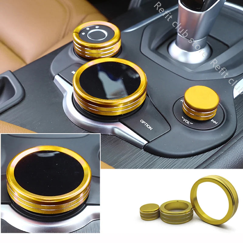 Aluminum Shift Knob Ring for Alfa Giulia/Stelvio Console – Car Accessories | MotorWorld Marketplace