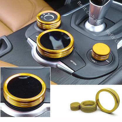 Aluminum Shift Knob Ring for Alfa Giulia/Stelvio Console – Car Accessories | MotorWorld Marketplace
