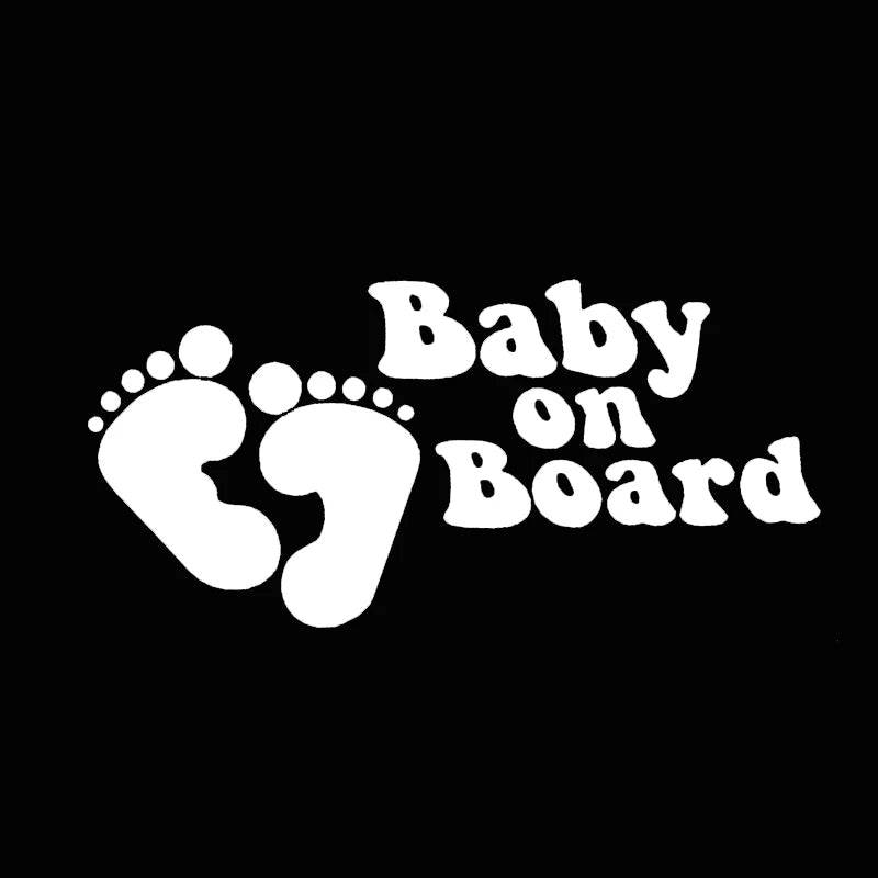 Reflective 3D Baby On Board Car Decal Silver Vinyl Sticker 19x9cm – Car Accessories | MotorWorld Marketplace