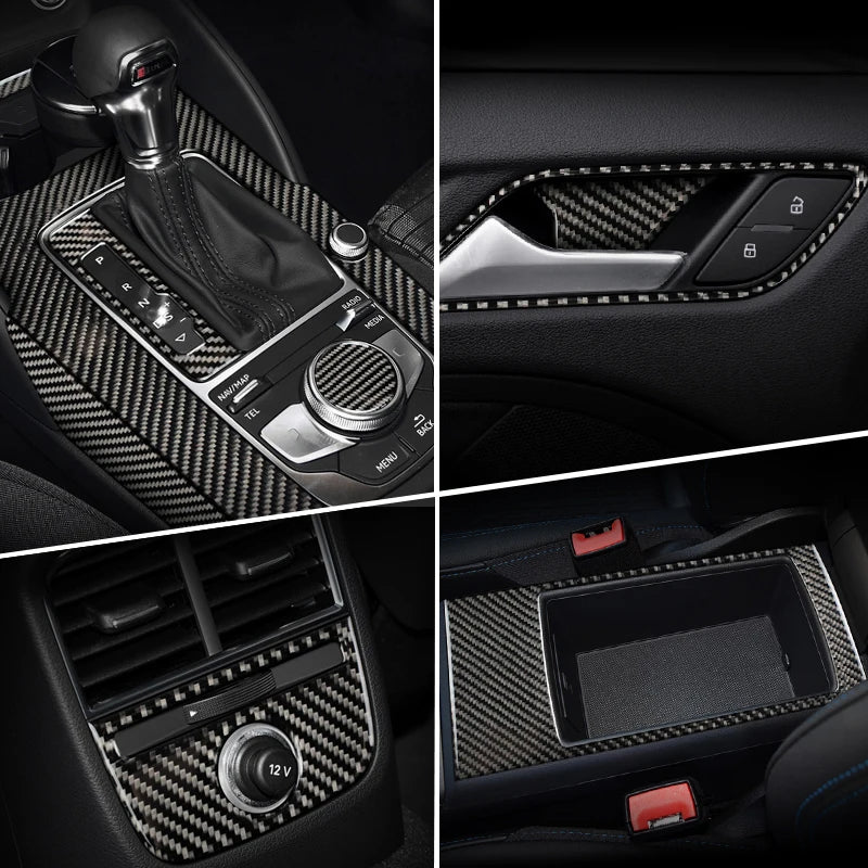 Carbon Fiber Trim Kit for Audi A3 8V S3 Interior Upgrade – Car Accessories | MotorWorld Marketplace