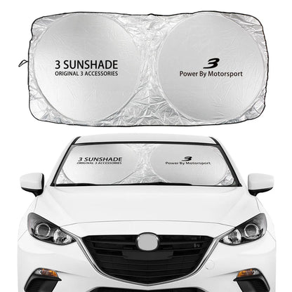 Mazda Front Sunshade Sun Visor—Precision Fit, UV Shield