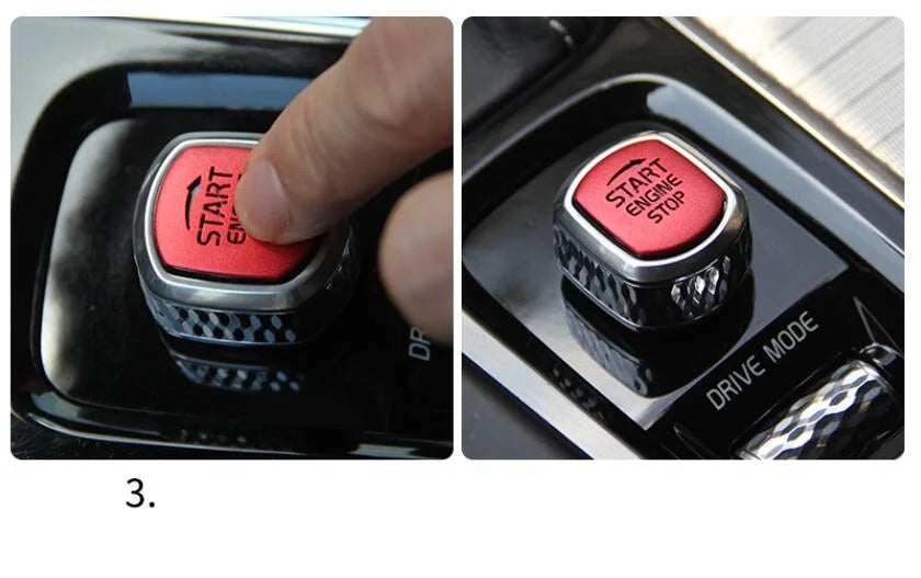 Volvo XC60 XC90 V60 S90 Start Button & Brake Trim Stickers