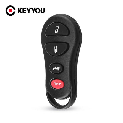 Coque de clé télécommande KEYYOU 4 boutons pour Chrysler Dodge