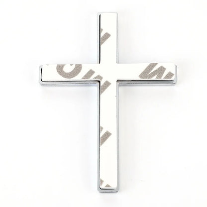 3D Metal Christian Cross Emblem Badge Decal for All Cars