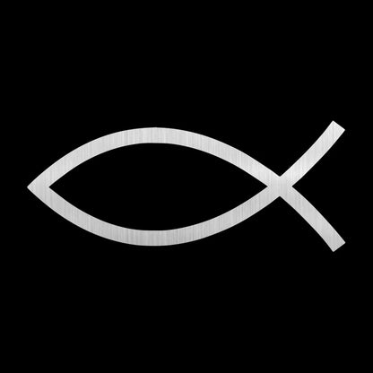 Creative Jesus Fish Vinyl Decal – Pro Auto Window Sticker 15x10cm