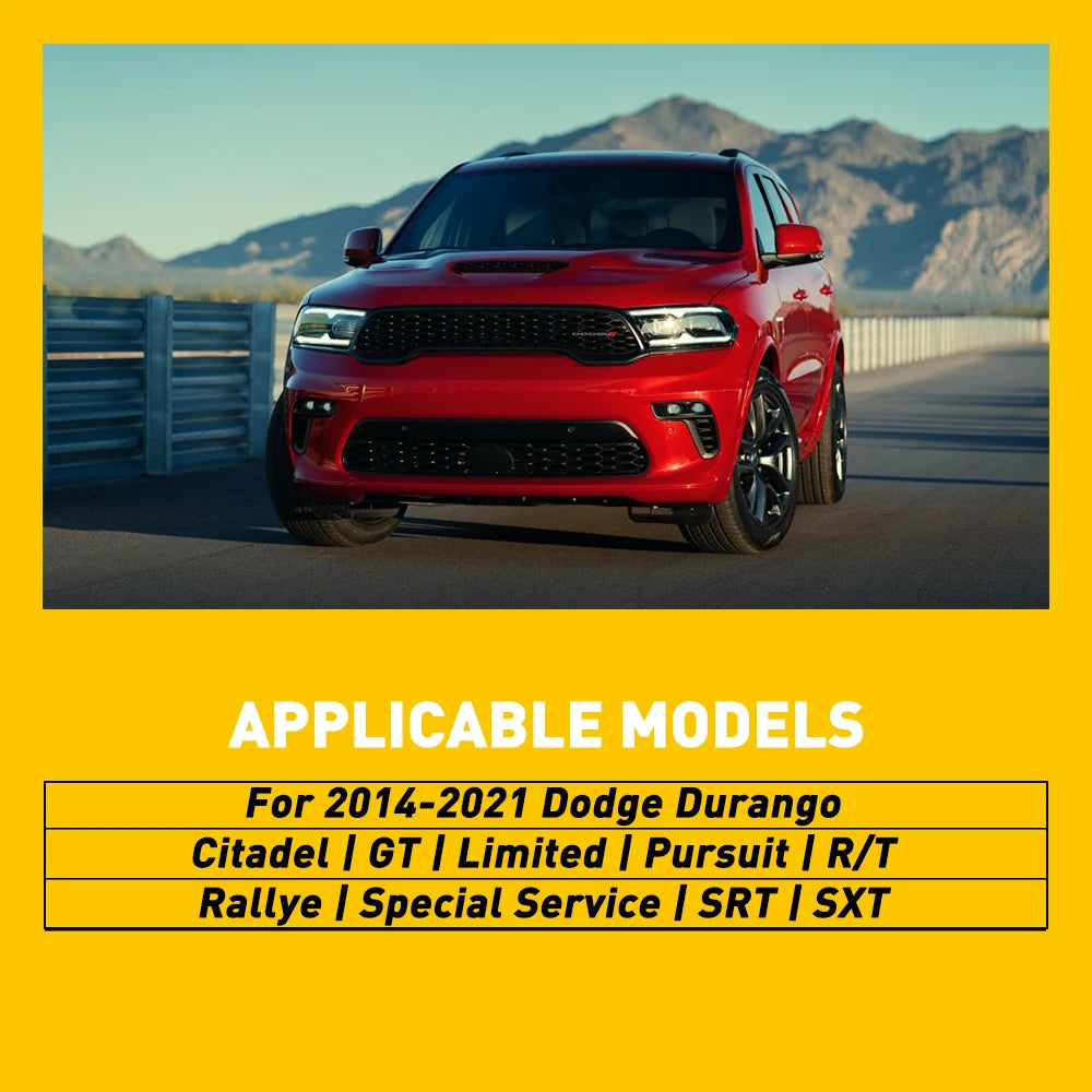2x Éclairage de plaque d'immatriculation à LED pour Dodge Durango 14-21 6000K IP67