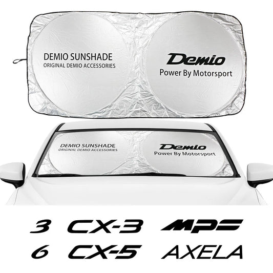 Mazda Front Sunshade Sun Visor—Precision Fit, UV Shield