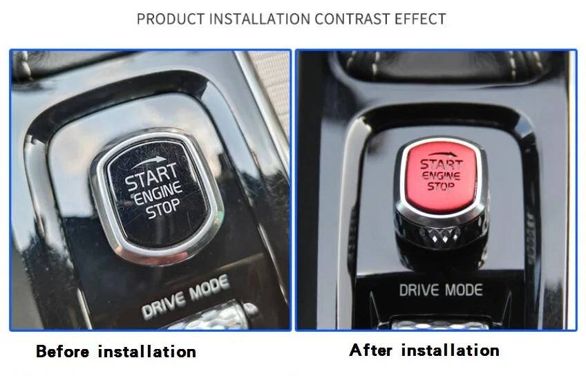 Volvo XC60 XC90 V60 S90 Start Button & Brake Trim Stickers