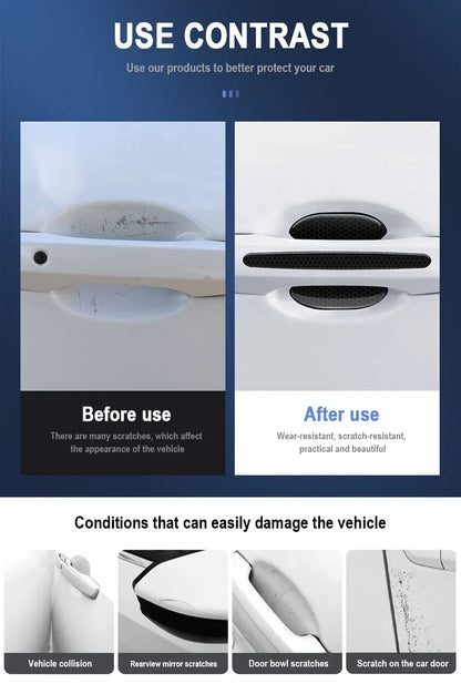Film protecteur anti-rayures universel pour poignée de porte de voiture
