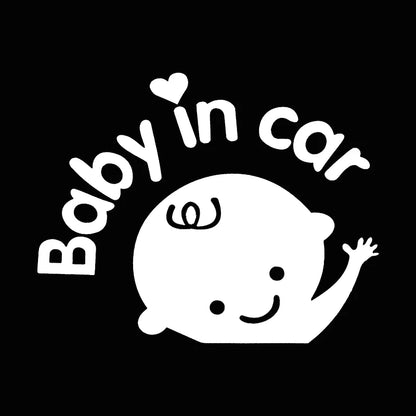 Reflective 3D Baby On Board Car Decal Silver Vinyl Sticker 17x15cm – Car Accessories | MotorWorld Marketplace