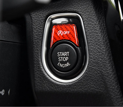 BMW 3/4 Series Carbon Fiber Start Stop Button Trim Sticker – Car Accessories | MotorWorld Marketplace