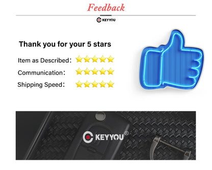 KEYYOU MIT11R Key Shell for Lancer/Outlander