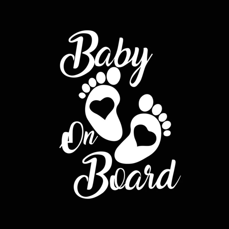 Reflective 3D Baby On Board Car Decal Silver Vinyl Sticker 12.7x17.8cm – Car Accessories | MotorWorld Marketplace