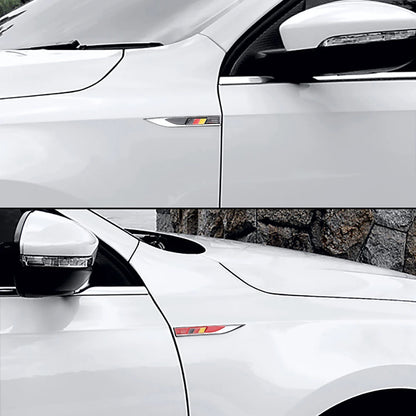 2x 3D Metal Germany Flag Fender Badge for BMW Audi Mercedes-Benz – Car Accessories | MotorWorld Marketplace