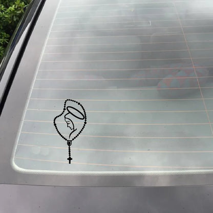 Rosary Virgin Mary Fatima Vinyl Decal – Pro Auto Sticker