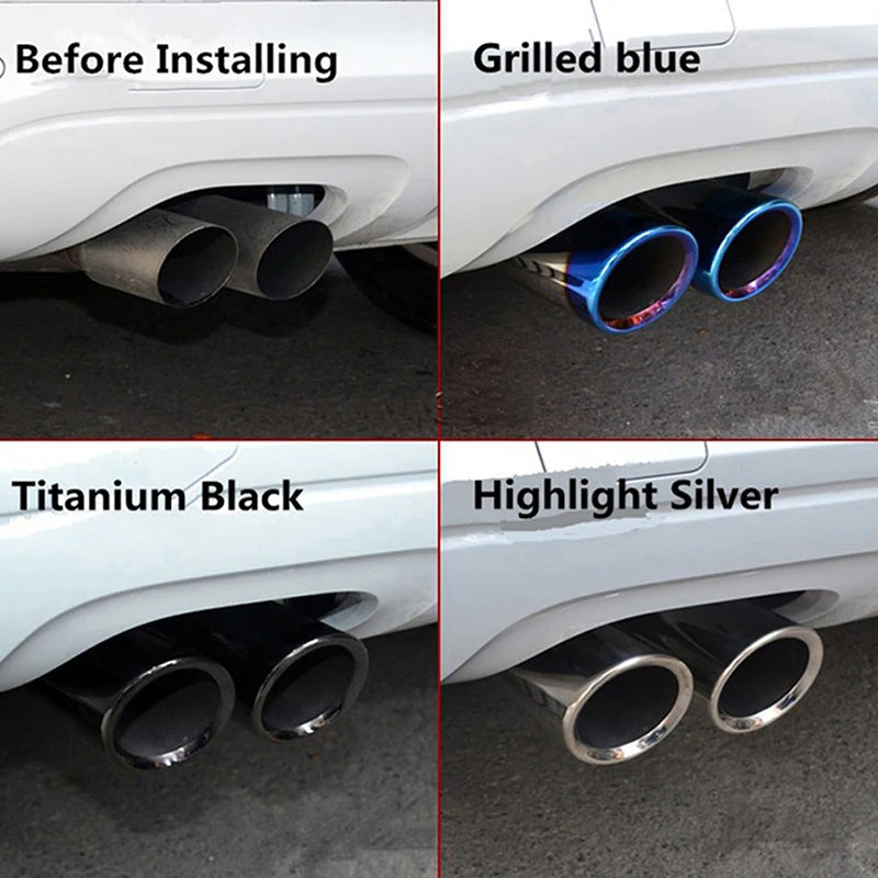 Audi VW Exhaust Muffler Tip Cover – Precision Fit Upgrade – Car Accessories | MotorWorld Marketplace
