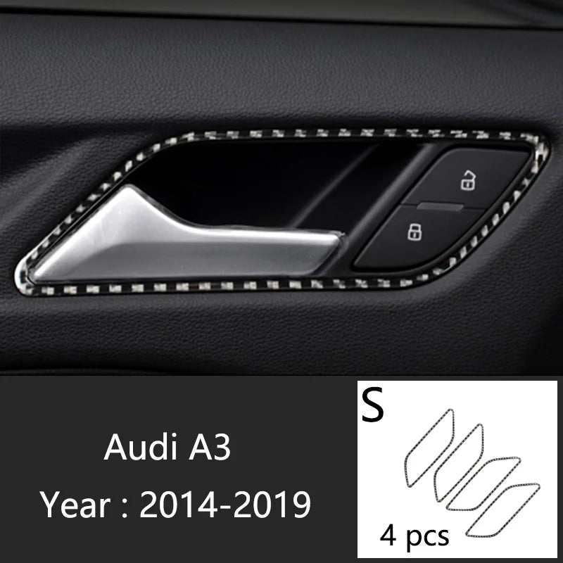 Carbon Fiber Trim Kit for Audi A3 8V S3 Interior Upgrade S Type – Car Accessories | MotorWorld Marketplace