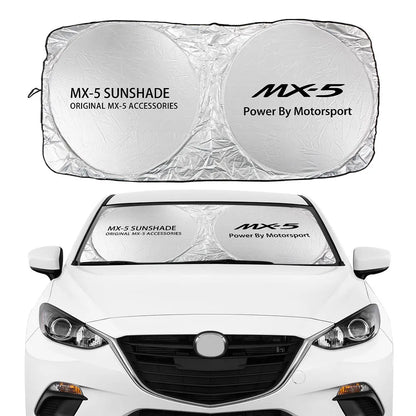 Mazda Front Sunshade Sun Visor—Precision Fit, UV Shield