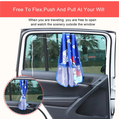 Cartoon Car Sun Shade UV Protection Curtain for Kids, Rear – Car Accessories | MotorWorld Marketplace