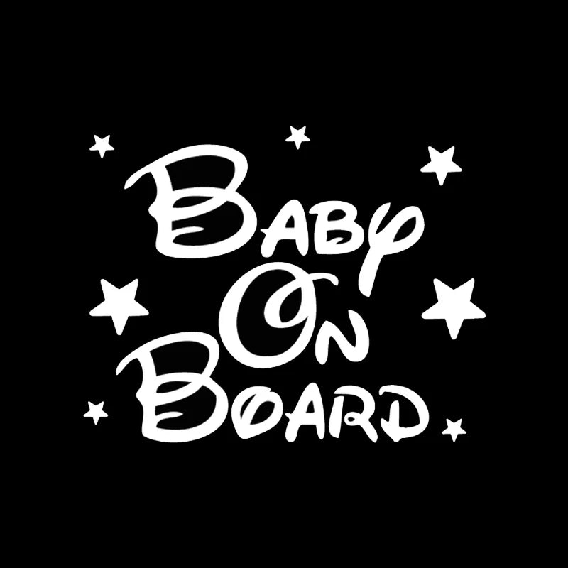 Reflective 3D Baby On Board Car Decal Silver Vinyl Sticker 20x15.7cm – Car Accessories | MotorWorld Marketplace