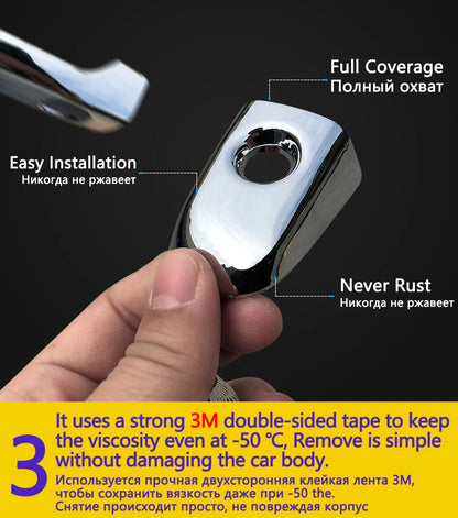 Chrome Handle Cover Trim for Opel  Vauxhall Meriva 2011-2017