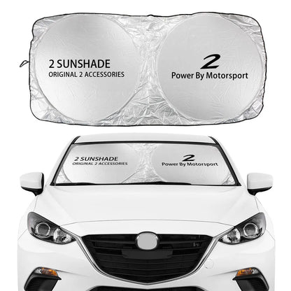 Mazda Front Sunshade Sun Visor—Precision Fit, UV Shield
